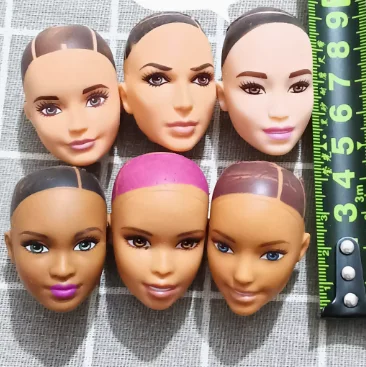 1/6 27Cm Doll Barbi Head Gift For Girl Collection Toy Con Capelli Baby Head Make-Up Molte Scelte Sono Sempre Aggiornate Barbi Qian