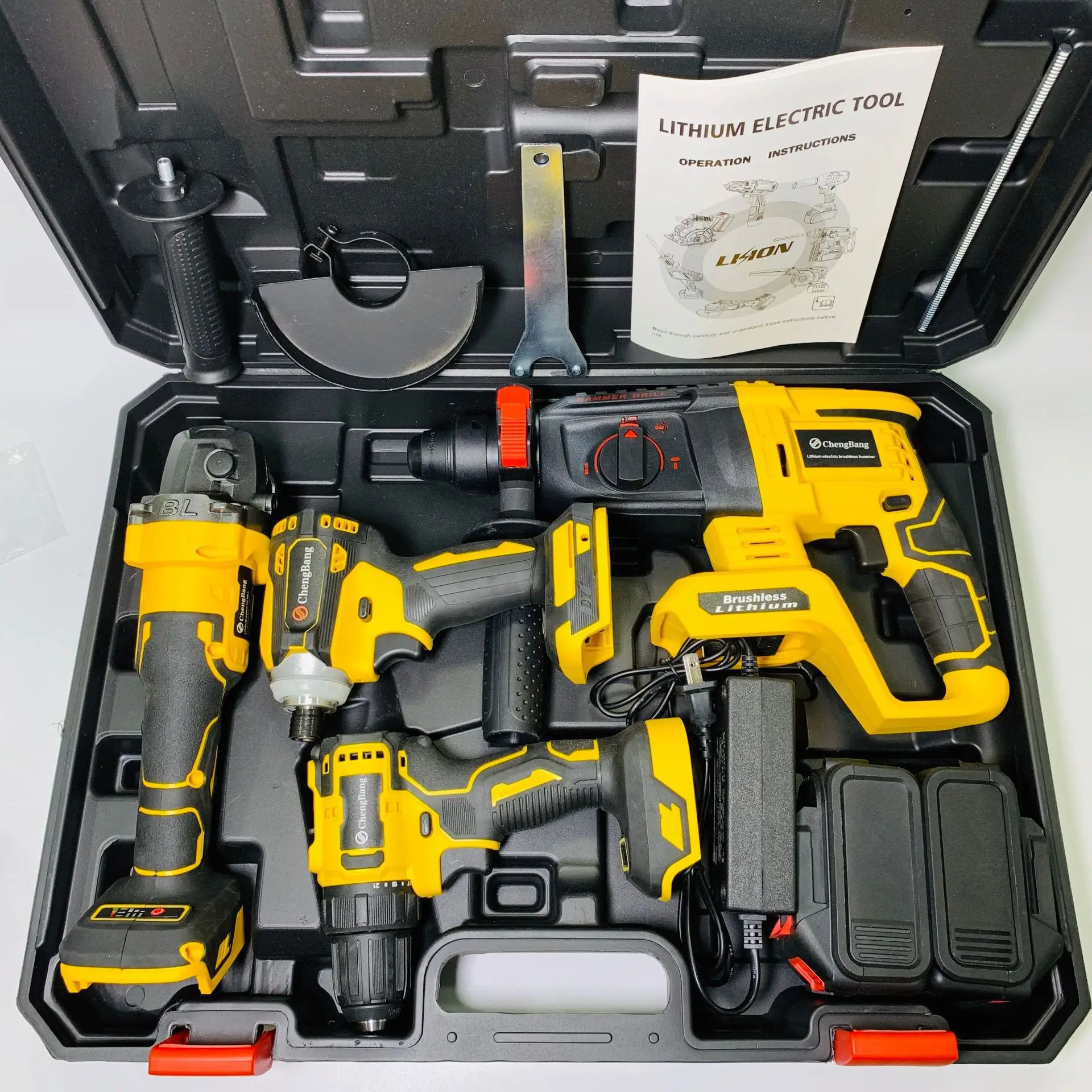 Available Sales Combo Power Tools 4 Kits Tool Set 20v Volt Cordless Drills