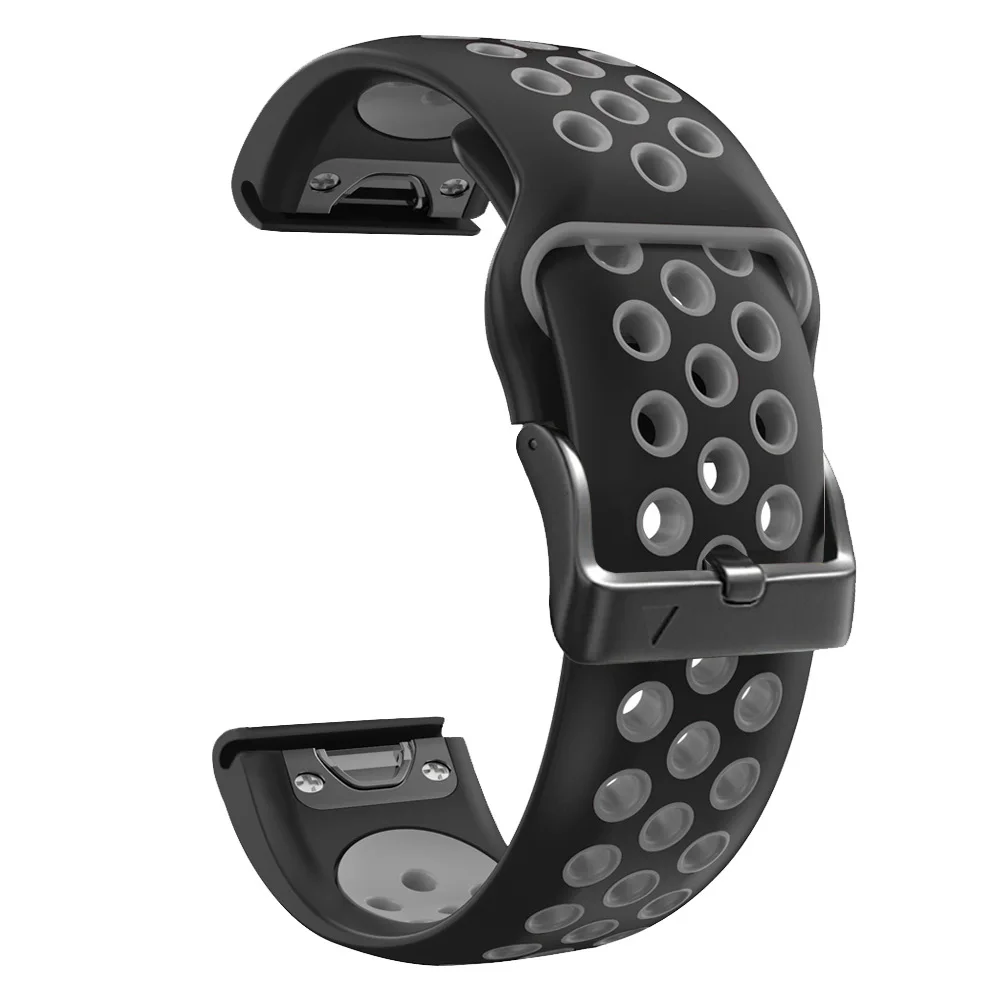 Silicone Quick Release Smartwatch Strap - Versatile Replacement Wristband