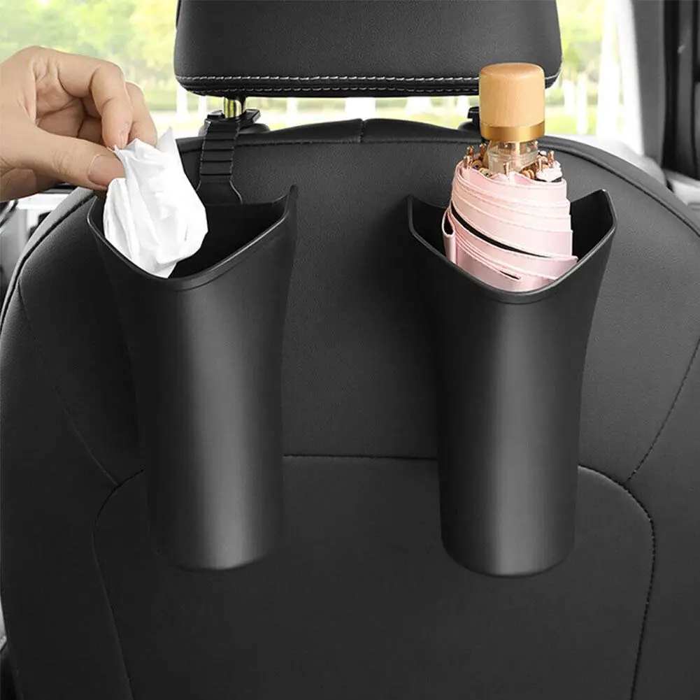 Car Storage Box Hook Umbrella Kettle Rack Barrel Trash Box Storage Holder Case Plastic