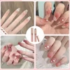 Silicone Nail Brush Flat Applicator Sticks Reusable Lip Brush With Cover For Dust Prevention Silicone Nail Powder Applying Tool 4