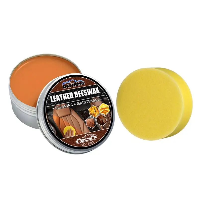 Leather Beeswax 200g Odorless Leather Cleaner For Car Complete Care For