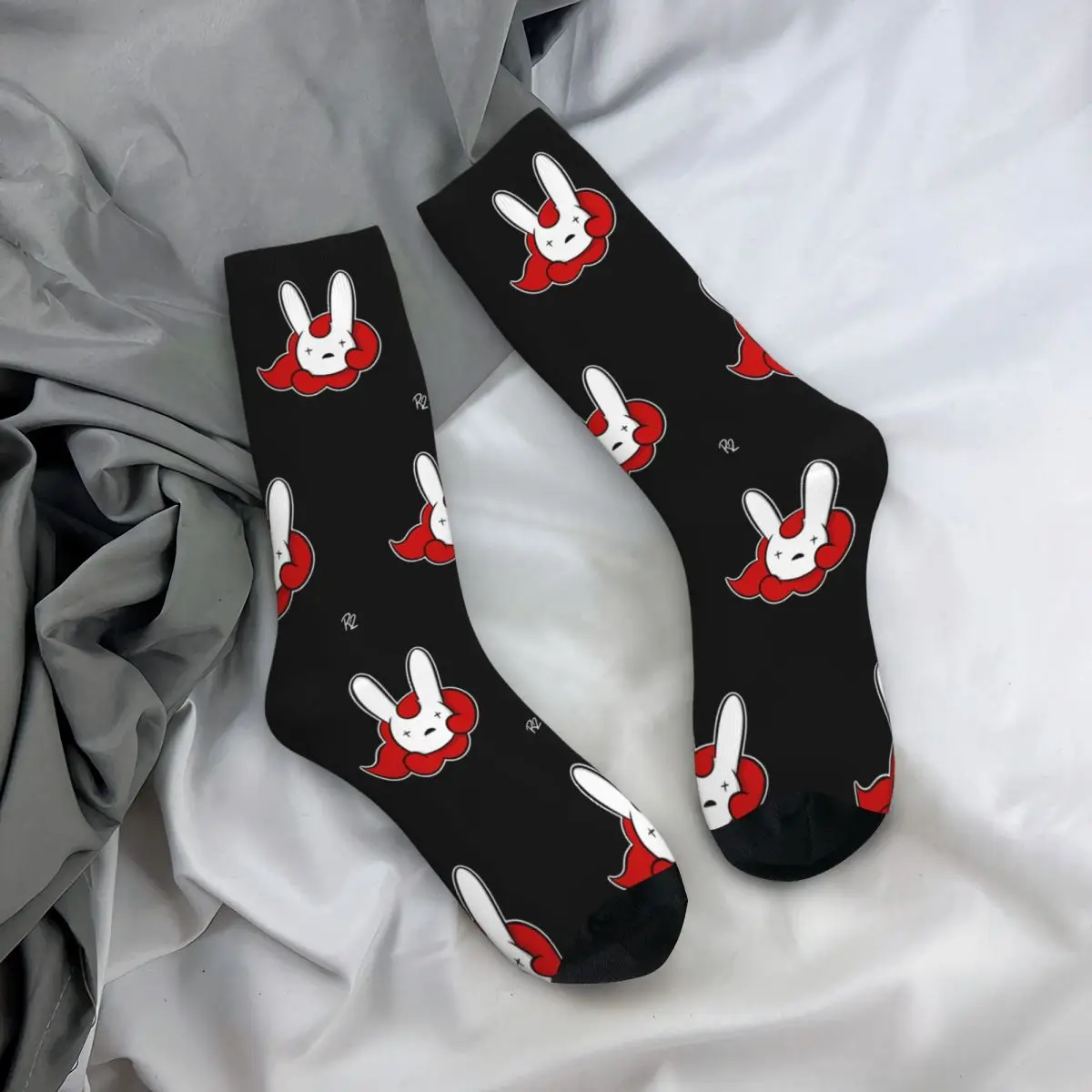 Calzini Da Uomo Di Moda Crazy Bad Bunny Sock Un Verano Sin Ti Sport Calzini Da Donna Primavera Estate Autunno Inverno