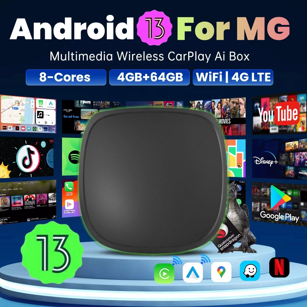 Adattatore Wireless Carplay & Android Auto 5 in 1 Con