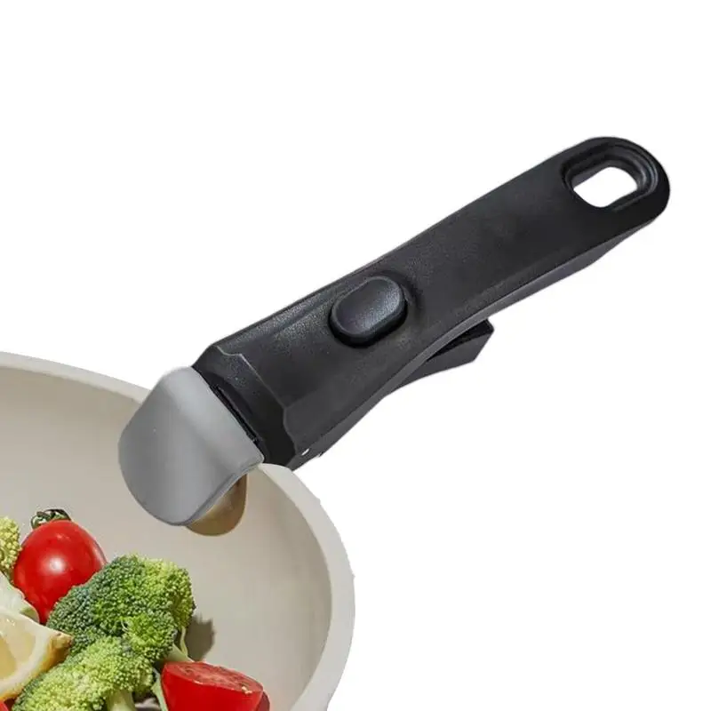 Removable Tableware Pan Handle Detachable Replacement Clip Hand Grip Kitchen Frying Pan Cookware Accessories detachable pot handle,pot clip