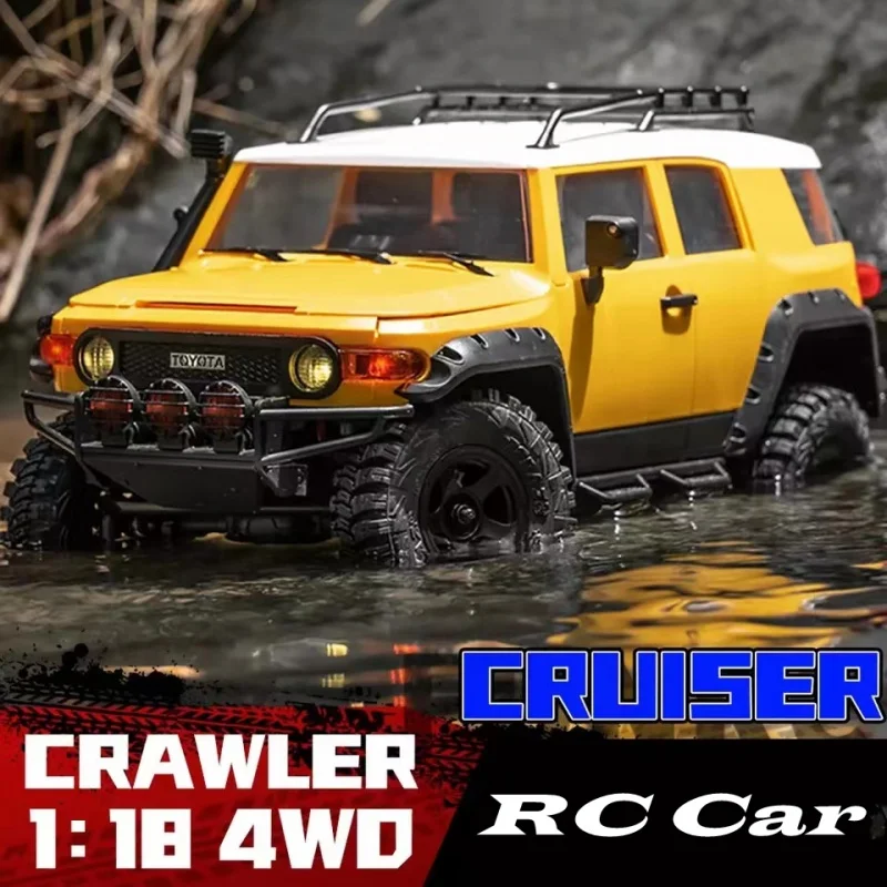 FMS 1/18 FJ 크루저 RC카 시뮬레이션 리모컨 클라이밍 오프로드 차량 모델, 풀 체중계 전기 장난감, 소년 생일 선물