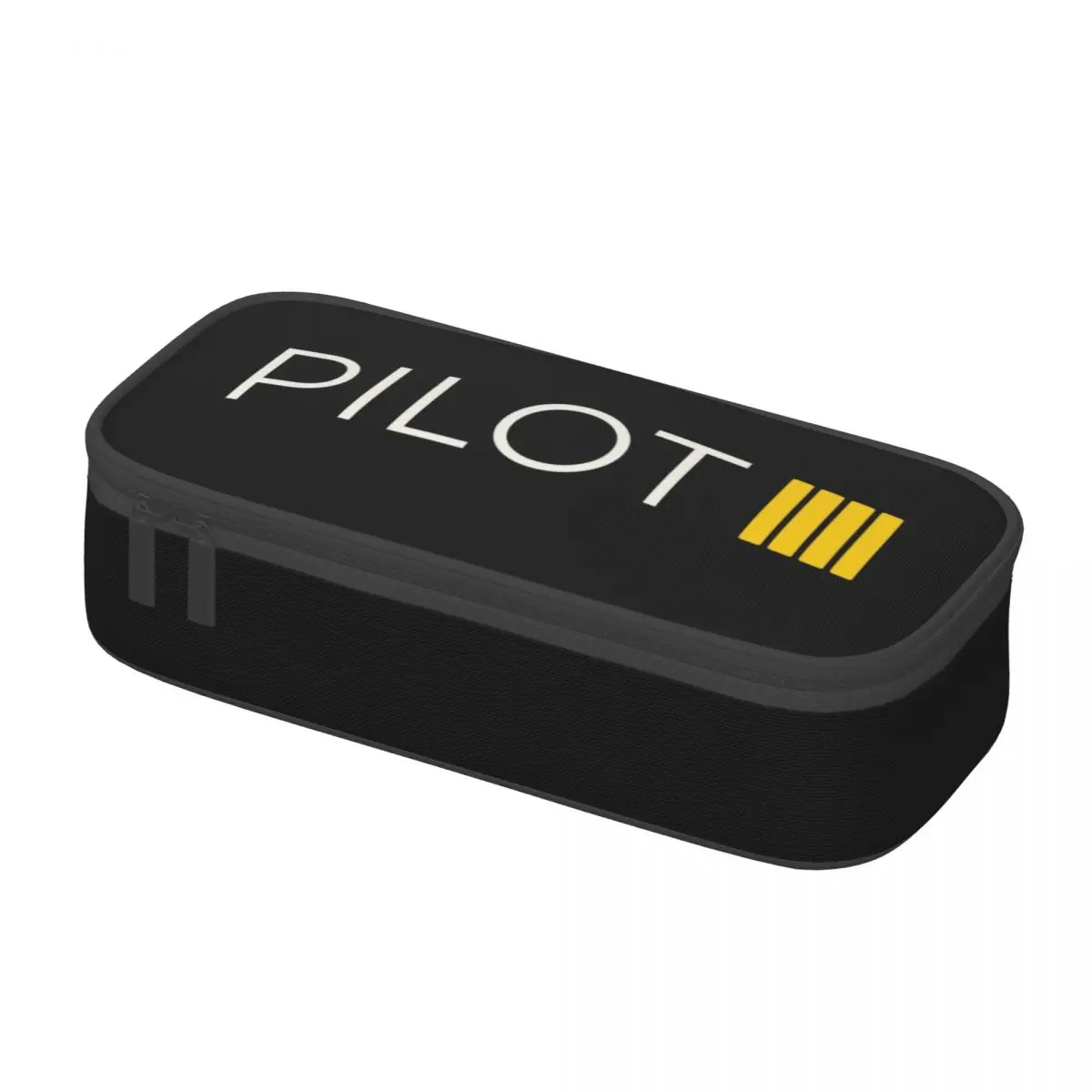 Pilot Captain Stripes Pencil Cases for Boys Gilrs Big Capacity Aviation Aviator Fighter Pen Box Bag School Accessories pencil cases stationery box pen storage bag pencil holder