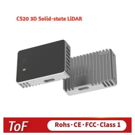 solid state liDAR sensor robot navigation obstacle avoidance, security monitoring, volume measurement New CS20 5m 3D TOF 2