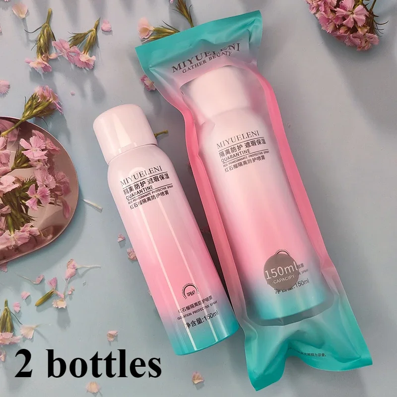 200ml 2bottles Whitening Concealer Sunscreen Isolation Spray Waterproof V7 Hydration Moisturizing Body Foundation