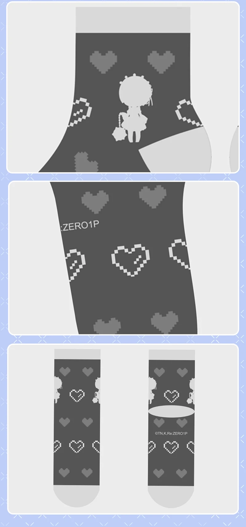 Brdwn re: null rem emilia china offizielle genehmigung warme socke kurze socken – Detail 3