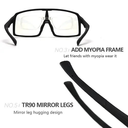 New Men'S And Women'S Outdoor Cycling Glasses UV400 Windproof Dustproof Sunglasses Mountaineering Hiking Camping Sports Goggles - Image 3