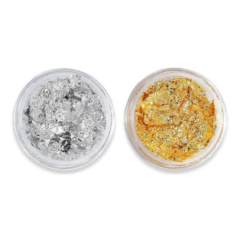 

Flakes Gold Foil Glitter Powder Irregular Aluminum Foil Sequin For Nails