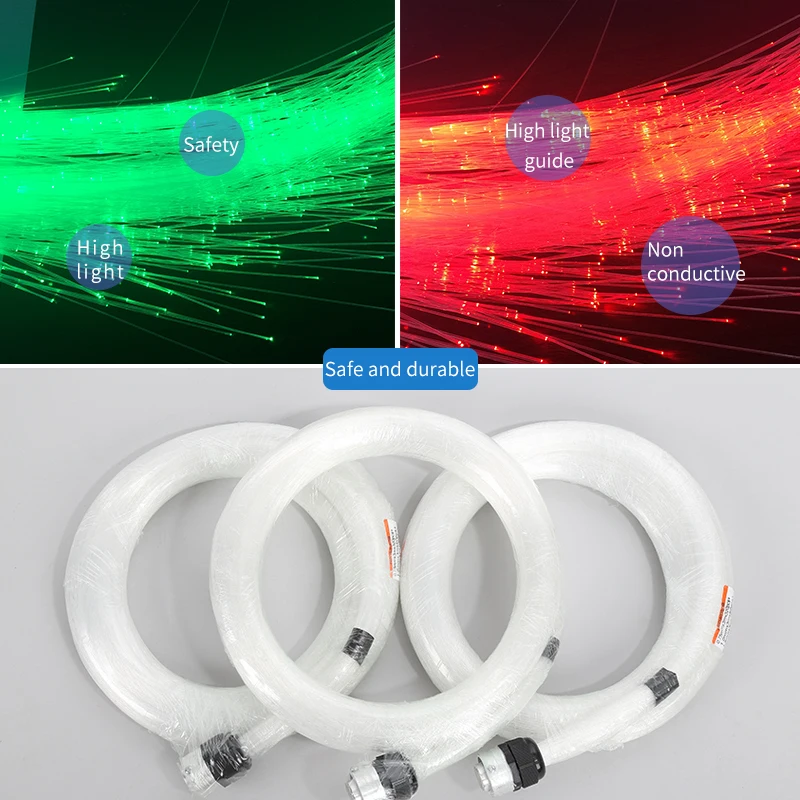Car Starry Sky Roof Starry Sky Colorful Voice-Activated Ceiling Led Light Source Fiber Optic Motorcycle Light Atmosphere