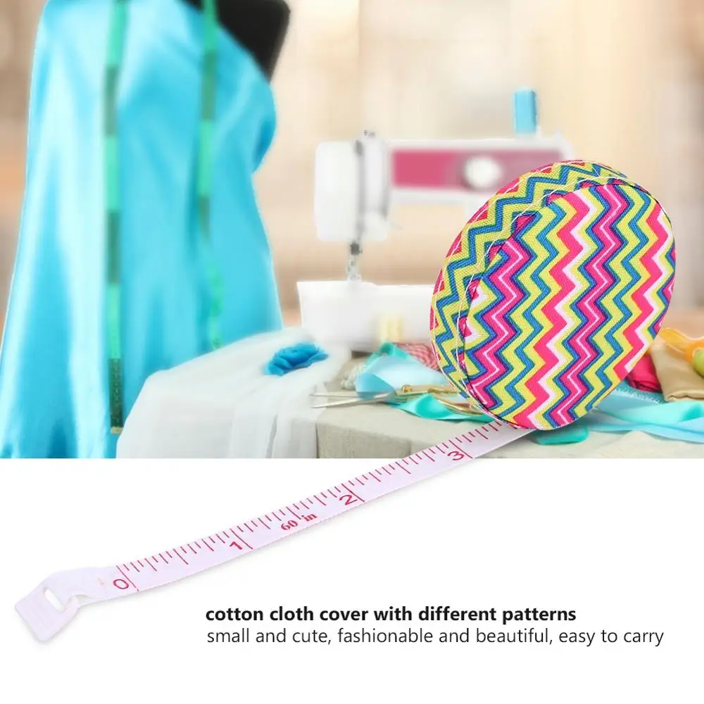 Body Tape Measure 150cm/60in Accurate Retractable Ruler Measuring Tape Soft Optional Color