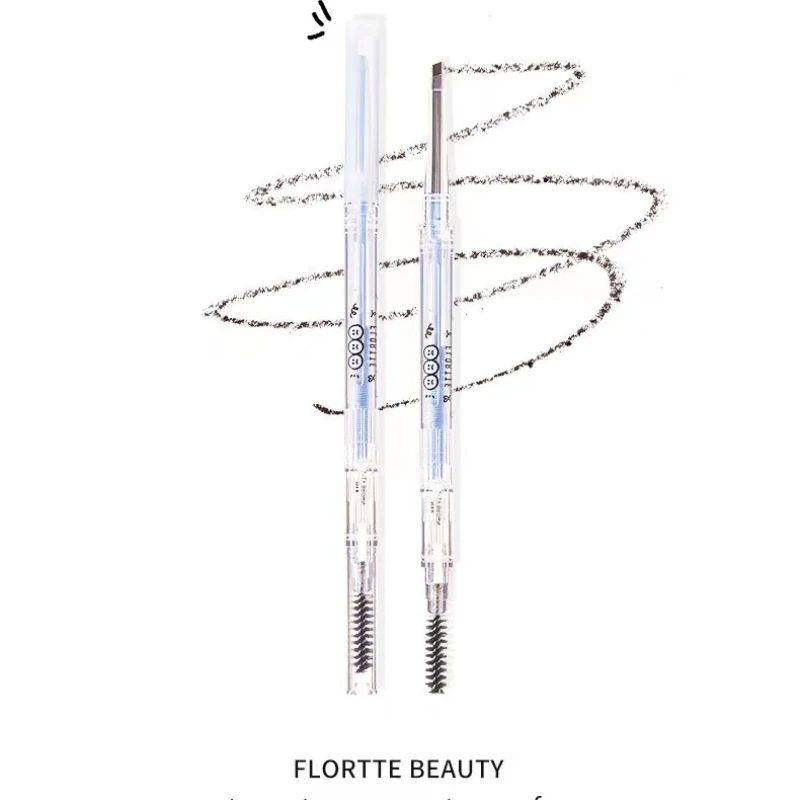 

FLORTTE Happy Planet Mood Research Lnstitute Machete Extremely Thin Durable Waterproof And Sweat Proof Fine Eyebrow Pencil