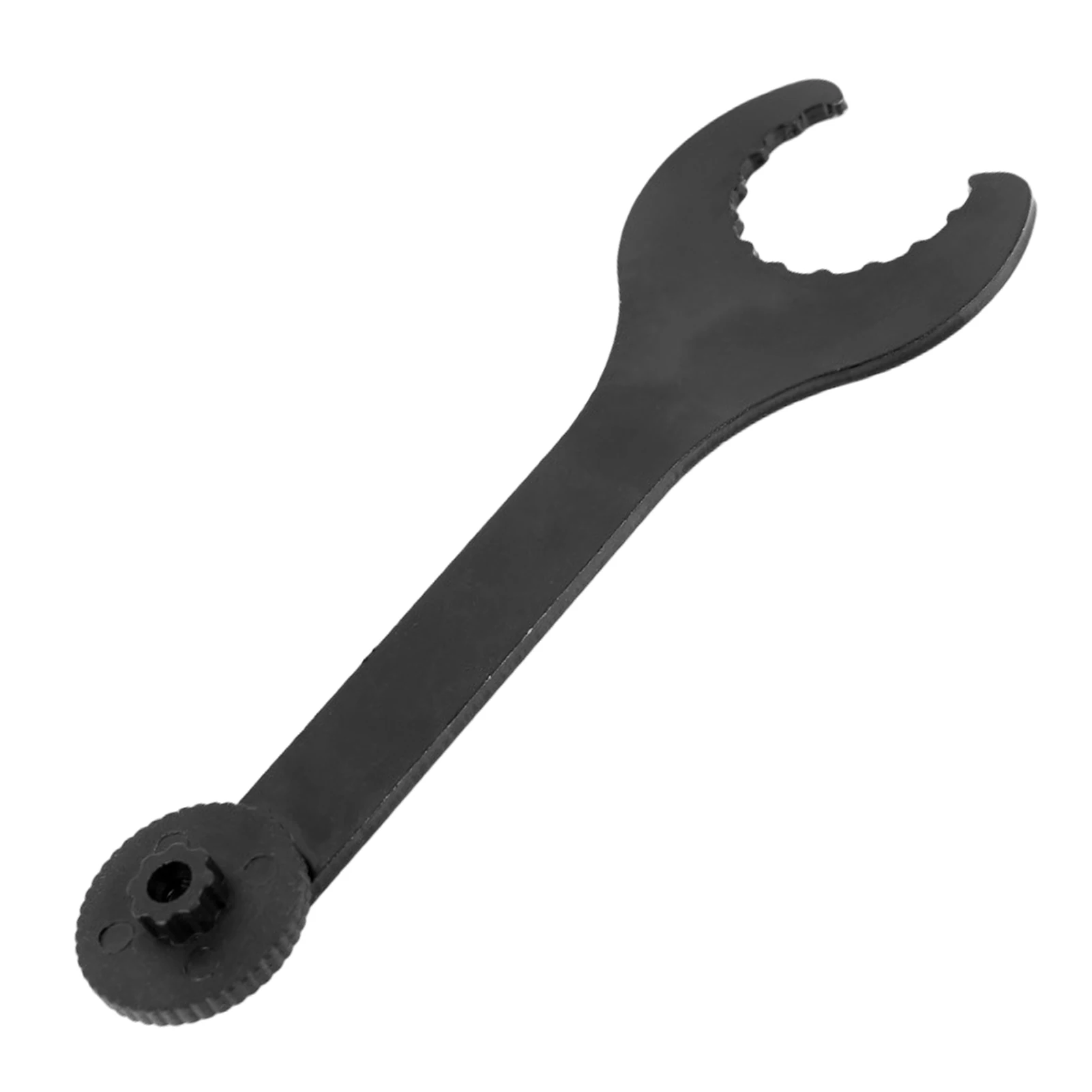 

2 In 1 Bottom Bracket Wrench Carbon Steel Home Bicycle Repair Tool Mountain Bike 22CM Length Lightweight Oil Resistant Cycling