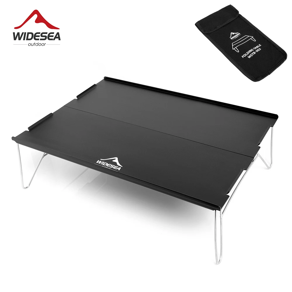 

WIDESEA Portable Foldable Camping Table Folding Ultralight Outdoor Tourism Hiking Fishing Coffee Picnic Table Equipment Supplies