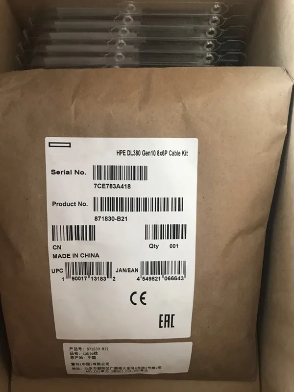 

Оригинальный новый набор кабелей 871830-B21 E DL380 Gen10 G10 8x 6-pin