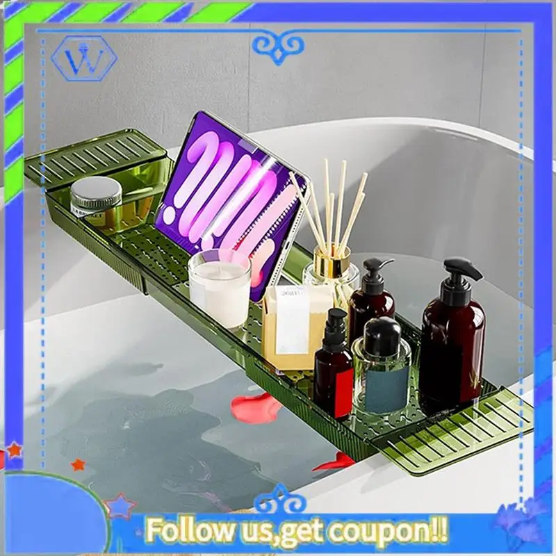 Easy To Use Bathtub Caddy Tray,Expandable Bath Table Over Tub,Multifunctional Bath Rack Tub Organizer, Tub Organizer Holder
