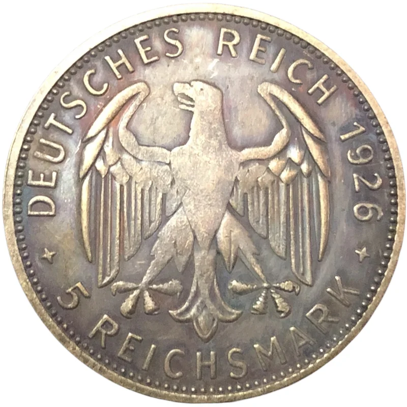 1926 Germania 5 Reichsmark Friedrich Von Schiller; Prova Sciopero