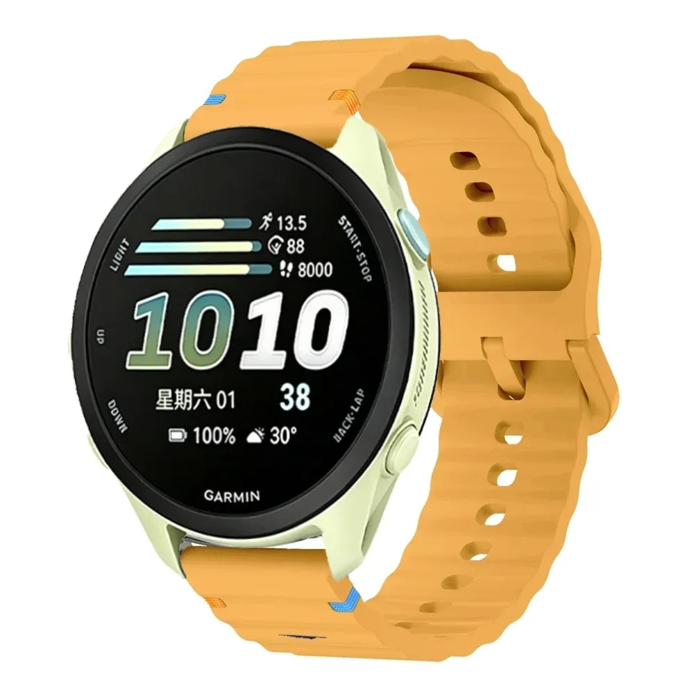 Silicone Strap for Garmin Smartwatches - Various Sizes and Colors Available