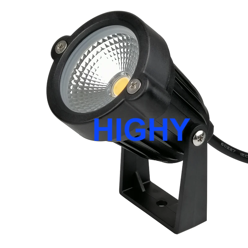 5W LED Landscape Lights 220V Waterproof Garden Pathway Lights Outdoor Spotlights with Spike 4/10pcs