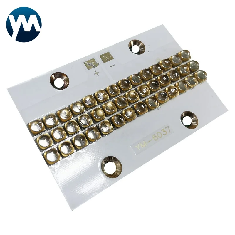 120W PCB 365nm 385nm 395nm 405nm High Power UV LED Module Quartz Lens Lamp Bead Special Curing for 3D Printers