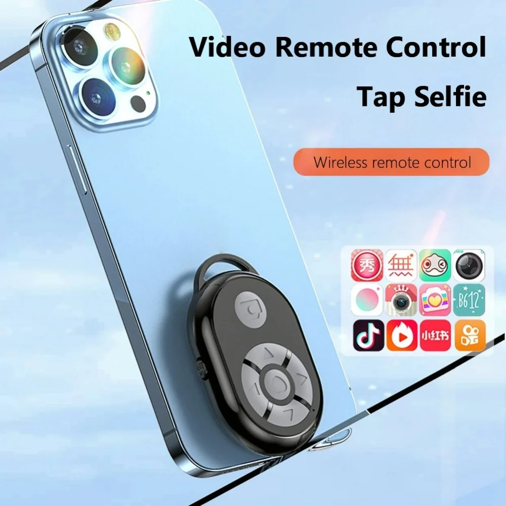 Bluetooth Remote Control Wireless Mobile Phone Bluetooth Camera Controller Selfie Stick Controller Camera Video