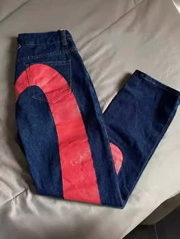 Y2K Retro Streetwear Wide Leg Denim Pants Gothic Punk Vintage Print Jeans Unisex Autumn Street Style Cargo Pants 1