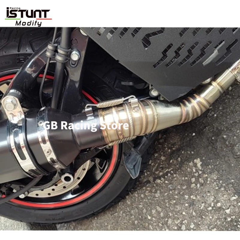 For YAMAHA NMAX125 NMAX155 NMAX 125 155 2014-2017 Full System Motorcycle Exhaust Escape Moto Modify Front Pipe Carbon Muffler - Image 6