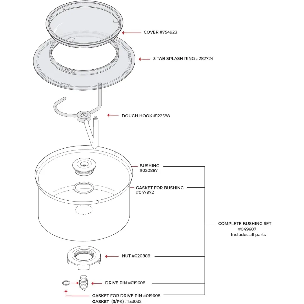 stainless steel bowl with bottom drive artiste and bosch universal plus