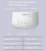 1200ml intelligent température constante régulateur de lait bouilloire en verre bébé lait en poudre bouilloire électrique multifonctionnel chauffe-lait 220V 6