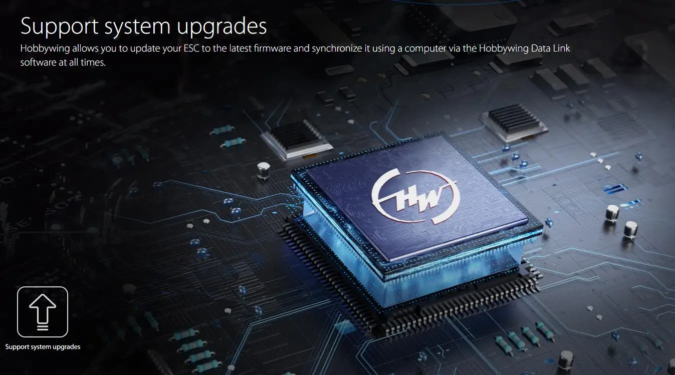 Hobbywing X11 MAX Motor, Hobbywing allows you to update your ESC to the latest firmware and synchronize it using