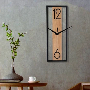 Wood Grain Wall Clock 1