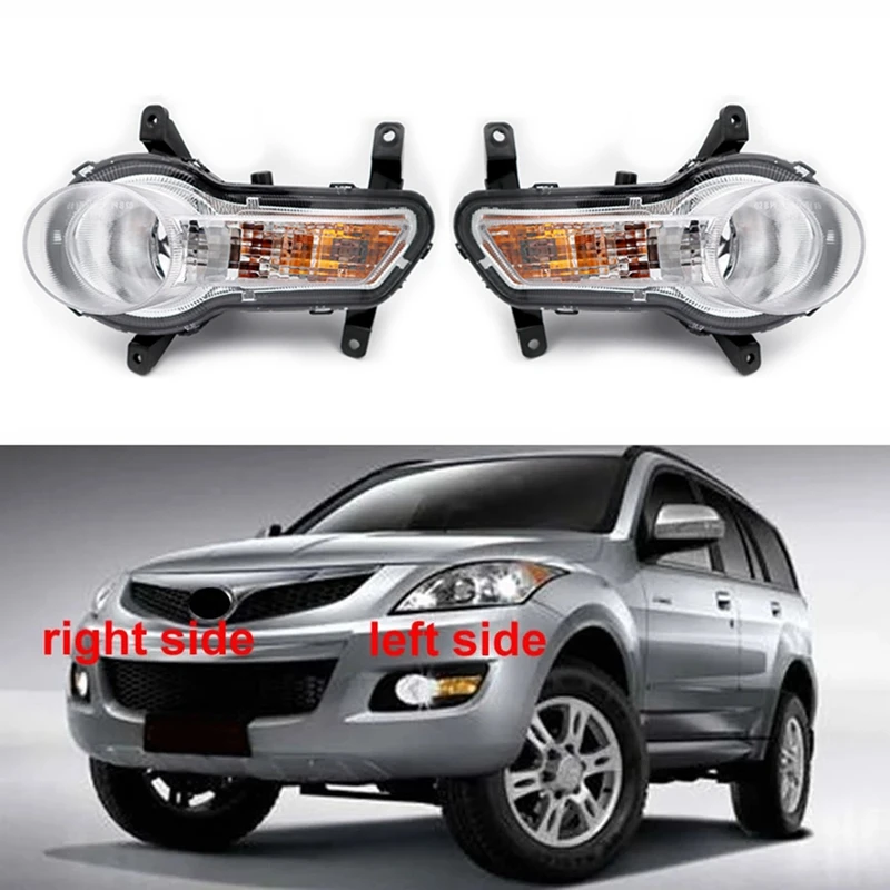 

1 Pair Car Front Bumper Fog Lights With Bulb For Great Wall Hover Haval H5 European Style