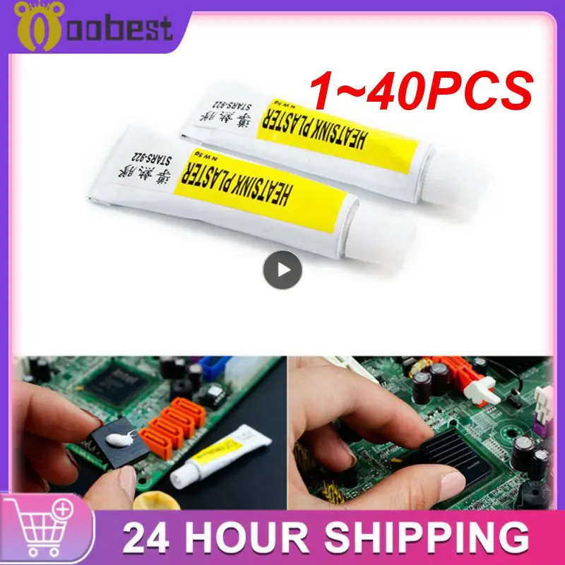 

1~40PCS 5g Thermal Pads Conductive Heatsink Plaster Viscous Adhesive Glue For Chip VGA RAM LED IC Cooler Radiator Cooling