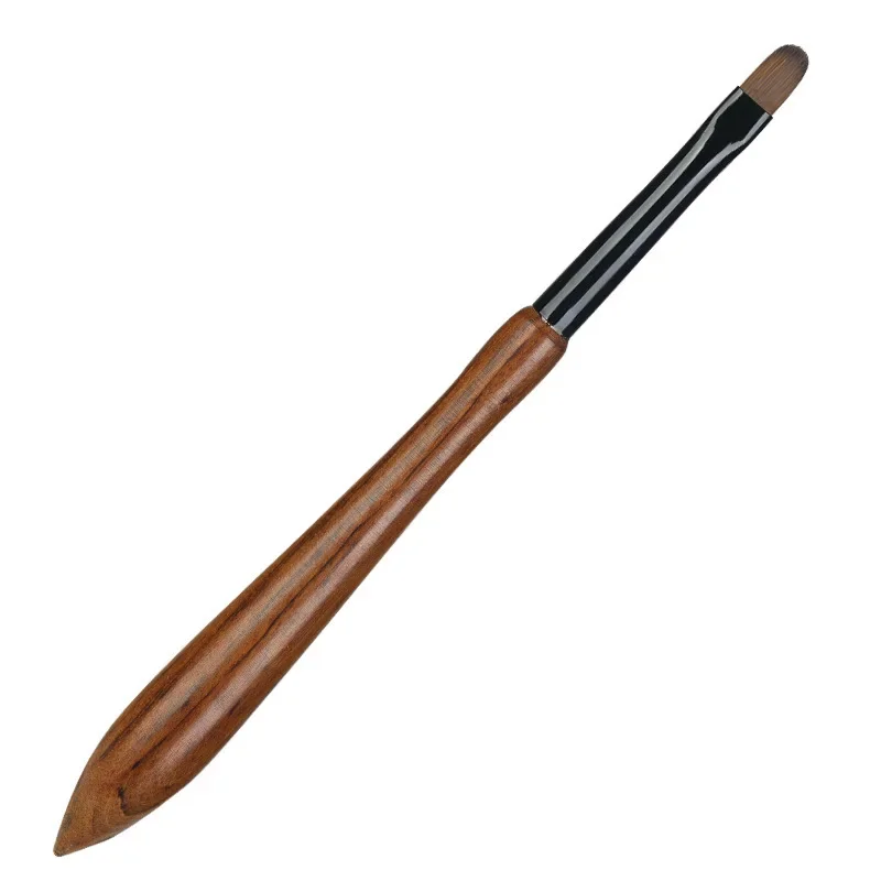 Japanese Style Sandalwood Pole Manicure Brush Manicure Light Therapy Color Painting Flower Pen Faint Dye Gradient Sweeping Pen 6