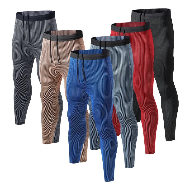 Men Outdoor Running Tights Pocket GYM Exercise Fitness Leggings Basketball Hiking Trainning Sport Soccer Compression Clothing 24 sports leggings compression pants