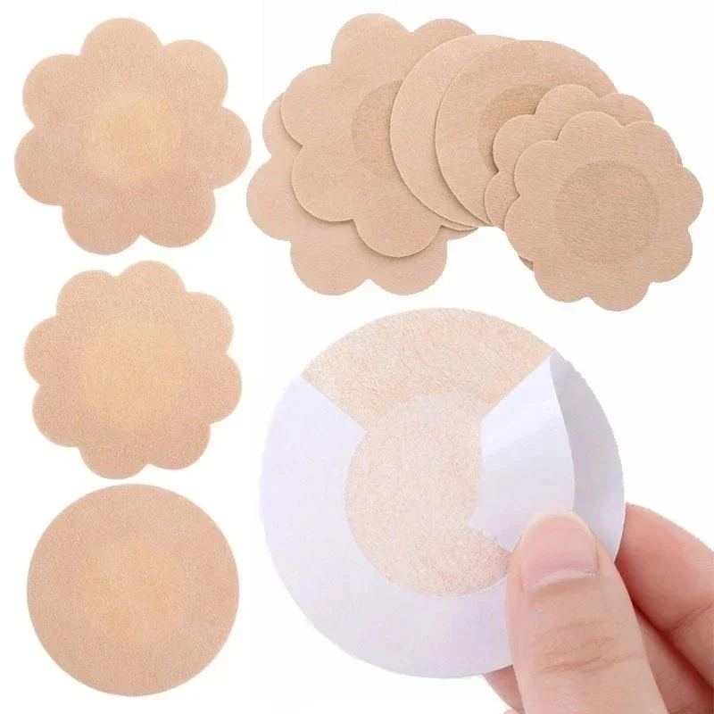 Non Woven Invisible Nipple Pasties Breast Lift Tape Overlays on Bra Stickers Chest One-off Nipple Covers Pads Accessories silicone nipple cover disposable nipple cover breast nipple covers breast sticker
