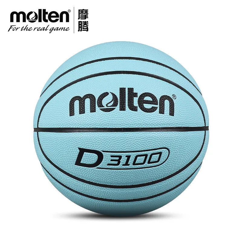 Molten Basketball Ball Official Size 7 Pink Basketball D3100 Soft Wear-resistant PU Outdoor Indoor Training Game Men ﻿