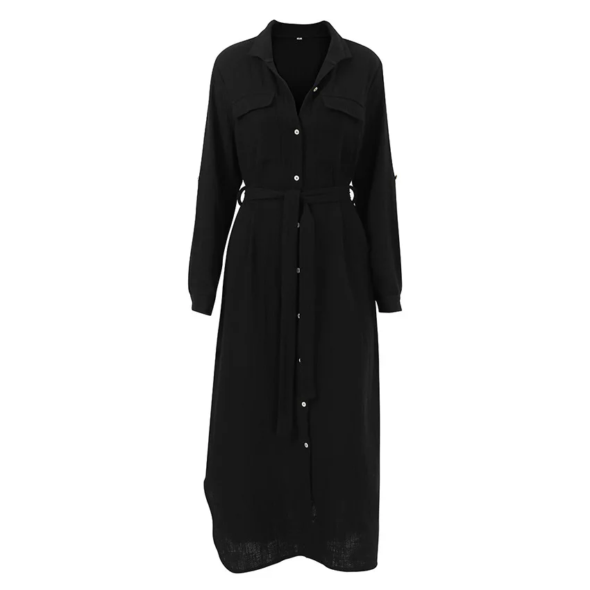 white christmas dresses South Cotton A-line Midi Dress-Office Wear Dress – maabetii