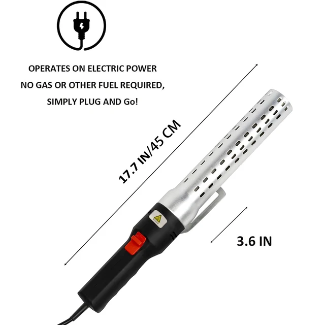 Faszén Világosabb Elektromos Bbq Indító A Barbecue Grill Tűzoltó Tartozékokhoz Gyorsan Tűz Dohányos Eszközök - Image 2