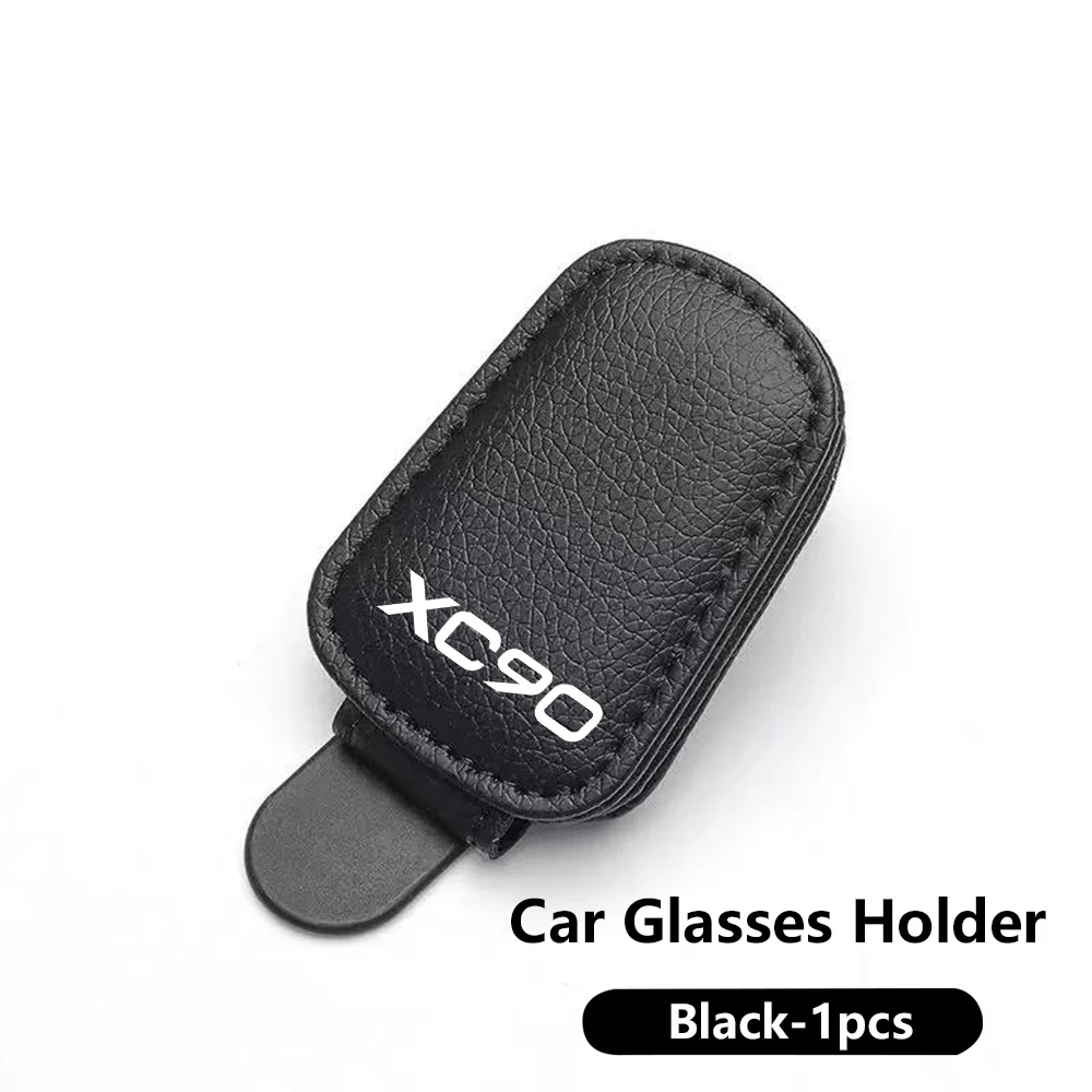볼보 XC90 XC60 S60 V40 V50 V60 T6 XC40 V70 V90 S90 S80 C30 S40 XV40 S70 XC70 차량 로고 바이저 안경 홀더 선글라스 클립
