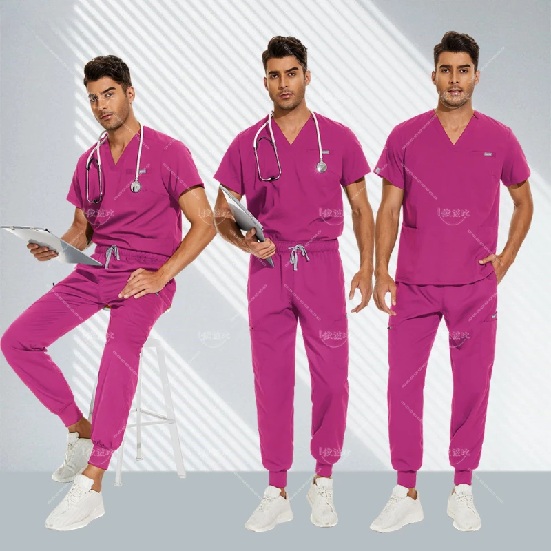 

Multicolor Jogger Suits Unisex Pharmacy Nurse Uniform Hospital Doctor Workwear Men Surgery Uniforms Women Medical Scrubs Sets