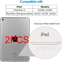 Premium Tempered Glass Screen Protector Duo for iPad Mini - 8.3 Crystal Clear Protective Film (IPD mini 4th 5th)
