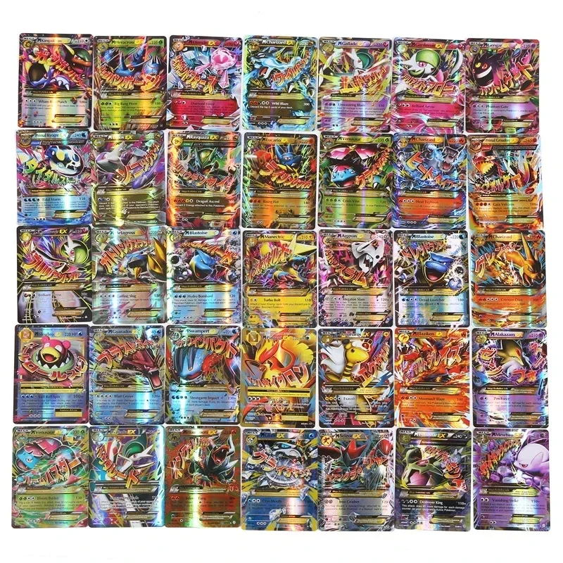 の 人気アイテムランキング GX Cards Pokemon English 60/100Pcs Tag Mega EX Vmax Team ポケモンカードゲーム