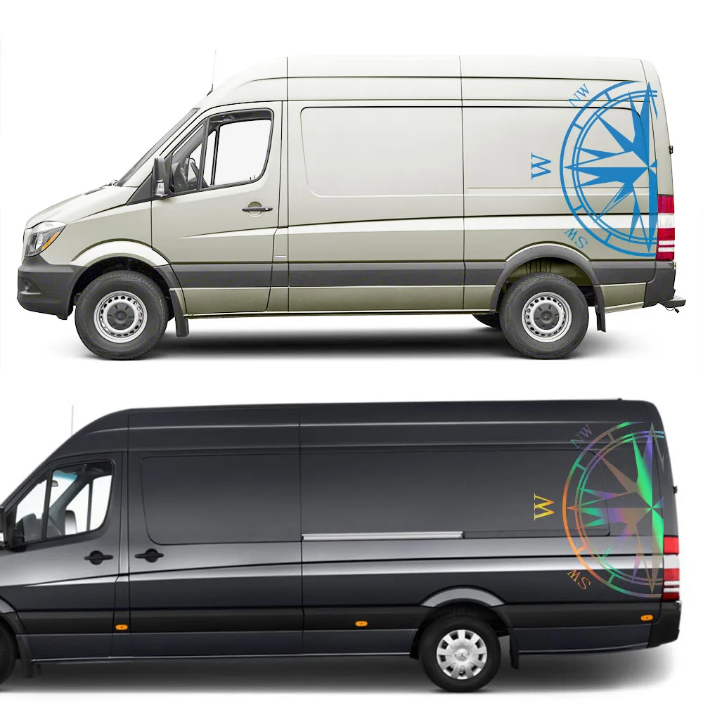 Auto Aufkleber Für Mercedes Benz Sprinter W903 W906 W907 Wohnmobil Streifen  Camper Van DIY Grafiken Dekor Abziehbilder Auto Zubehör - AliExpress