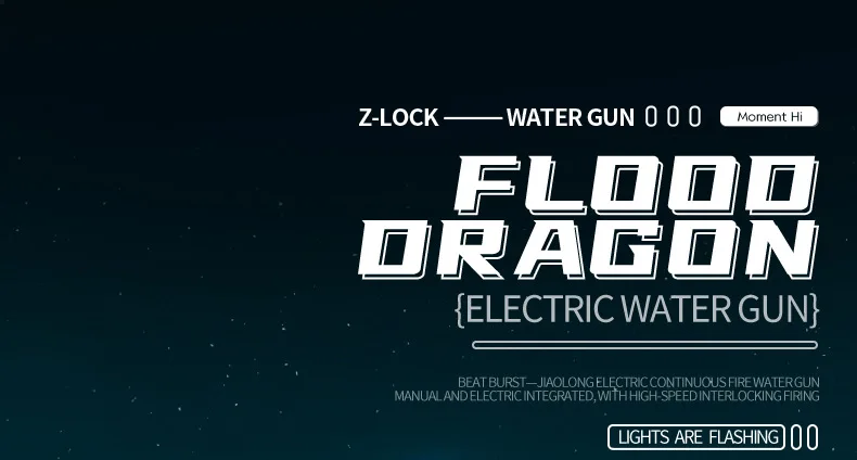 Electric Dragon Water Gun Automatic Squirt Blaster For Kids_voghion.com