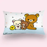 Chaude belle r-ilakkumas Double face impression Rectangle taie d'oreiller chevet taie d'oreiller canapé housse de coussin chambre décoration de la maison 5