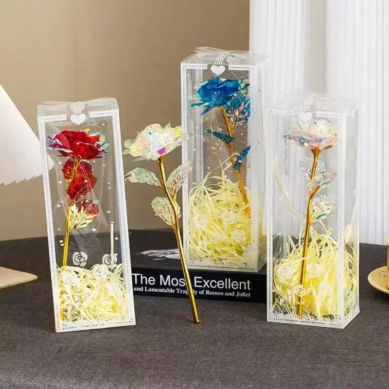 10-50Pcs PVC Plastic Packaging Box Mother's Day Valentine's Day Valentine's Day Teacher's Day Bouquet Gift Transparent Box - Image 3